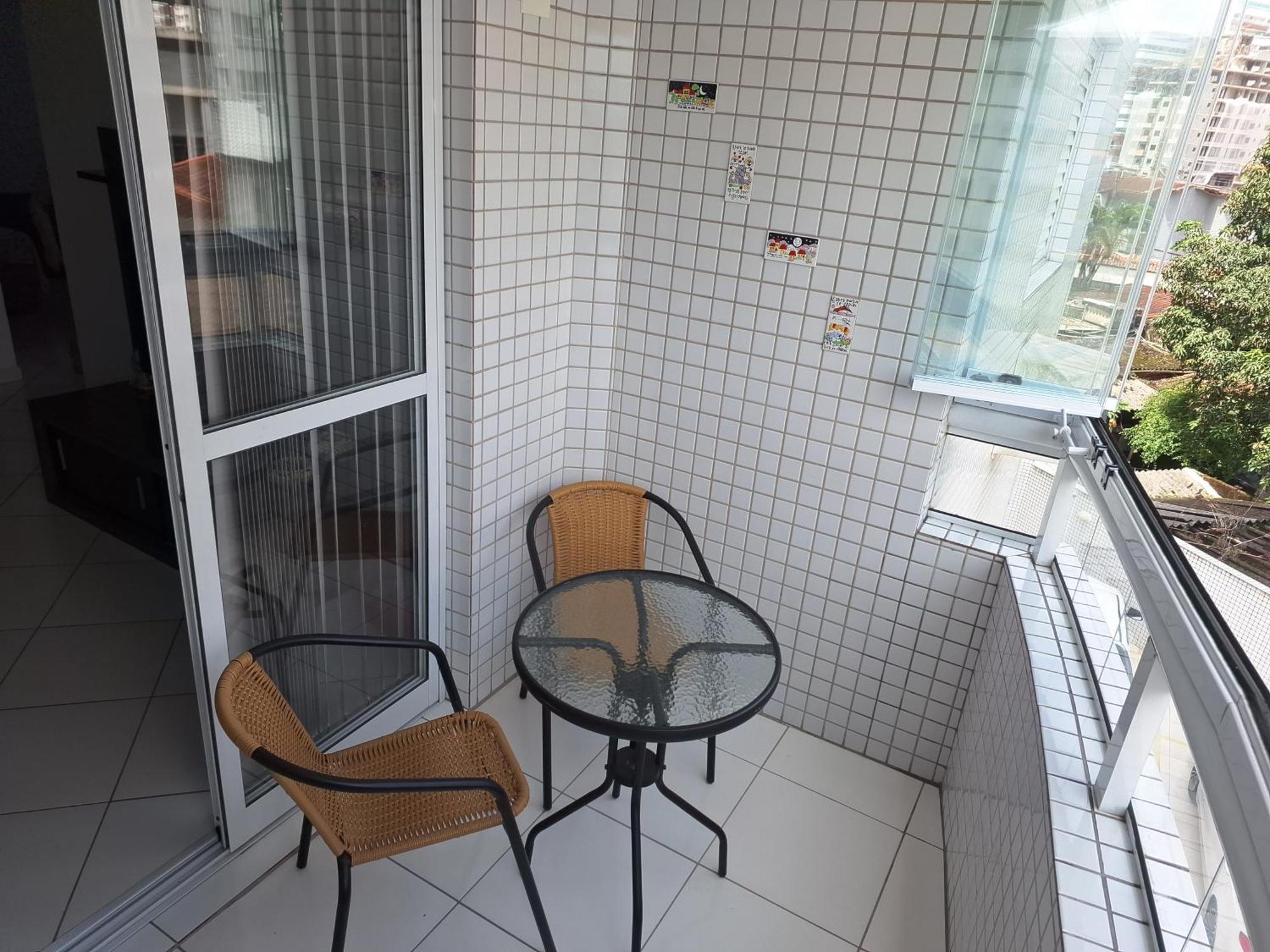 Apartamento Gulilhermina Praia Grande Exteriör bild